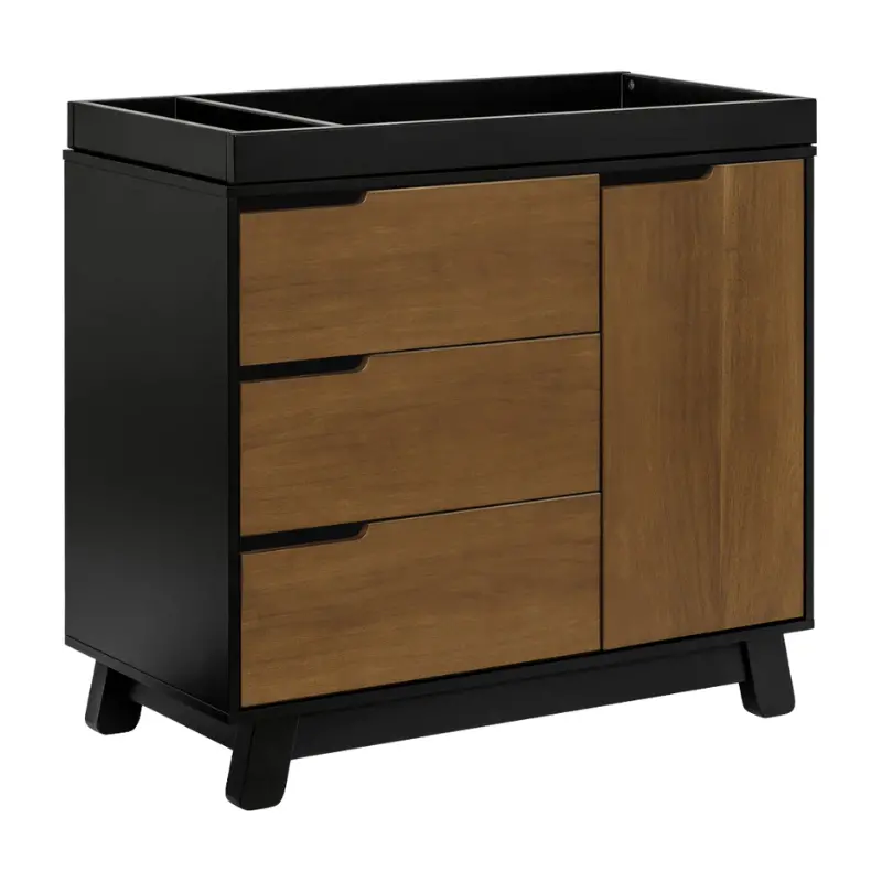 Hudson 3-Drawer Changer Dresser With Removable Changing Tray 1