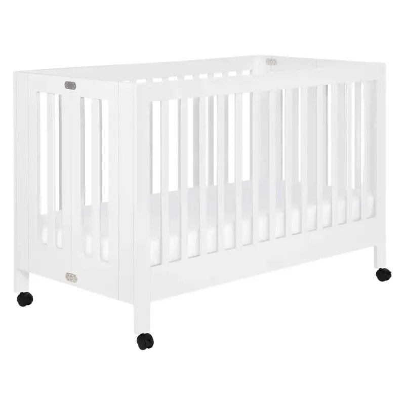 Maki Portable Folding Crib With Toddler Bed Conversion Kit 4