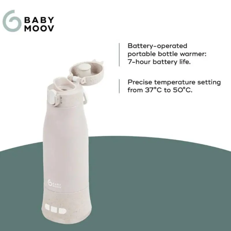 Moov & Feed Rechargeable Bottle Warmer - Mineral Beige 2