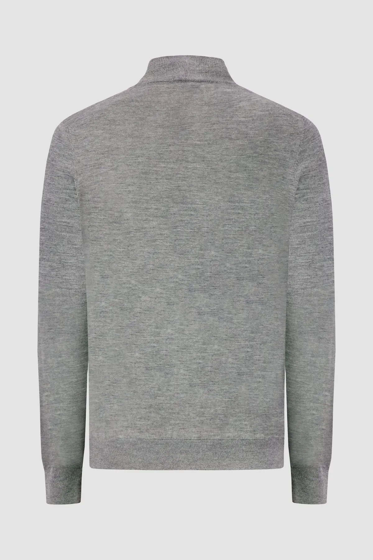 Barba Napoli Grey Zipped Guibbino Sweater 3