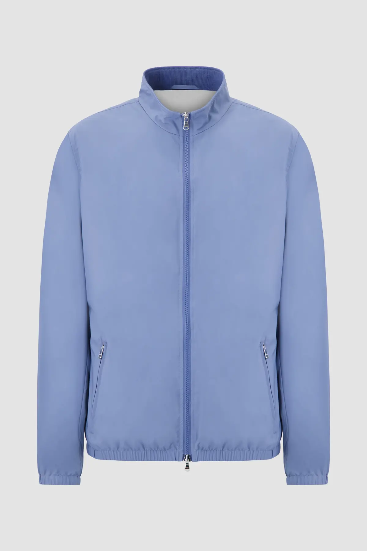Barba Napoli Light Blue Bomber Jacket 1