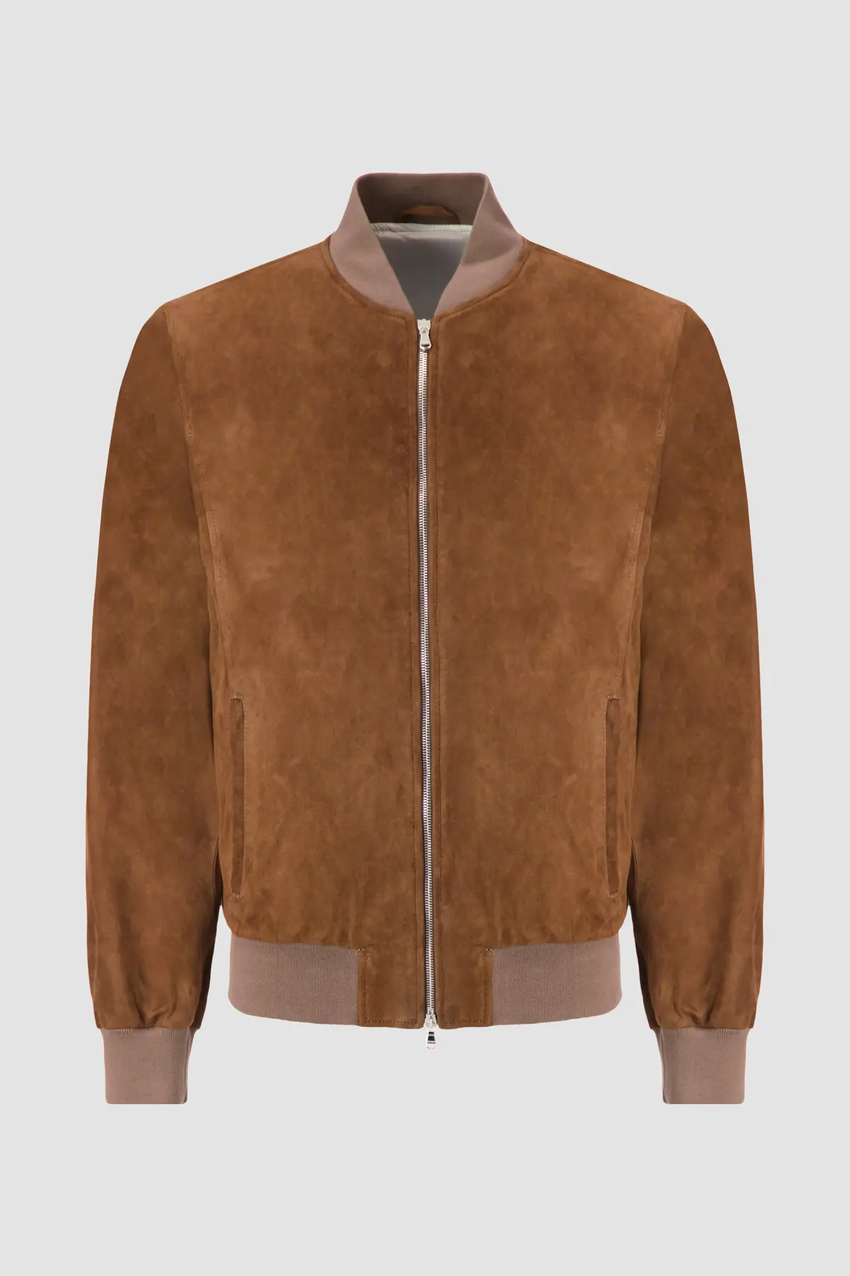 Barba Napoli Brown Leather Jacket 1