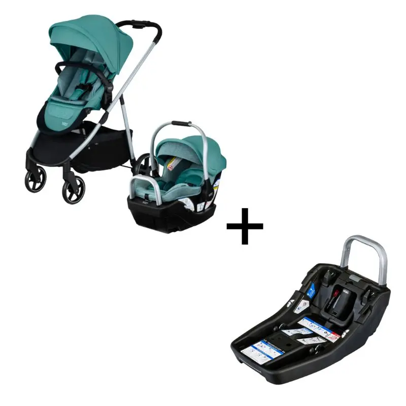 Willow Grove Sc Travel System + Alpine Car Seat Base Clicktight Bundle 3