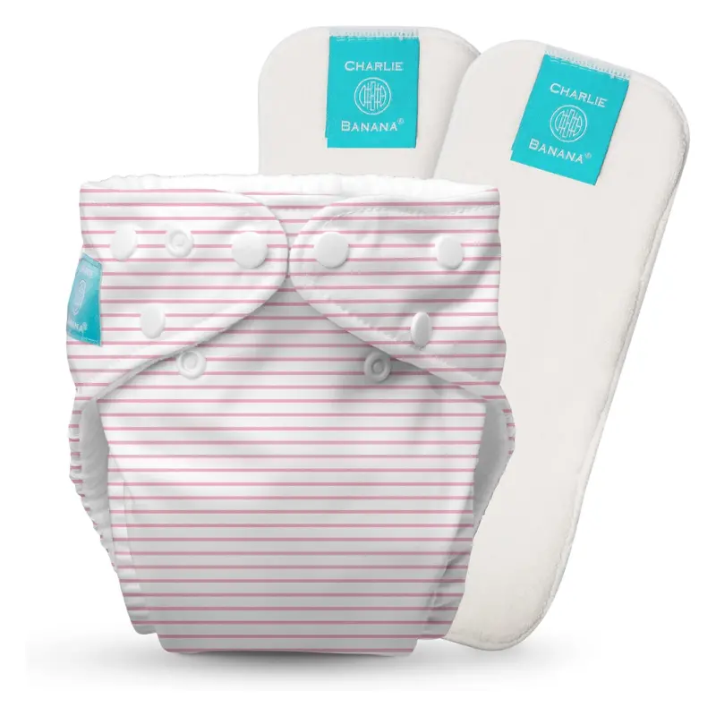 One Size Cloth Diaper With 2 Inserts 1