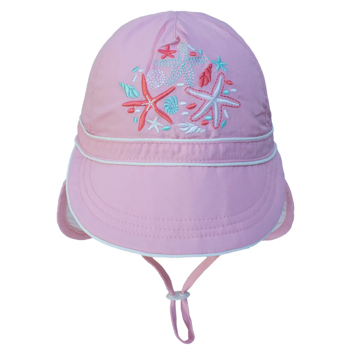 Uv Flap Hat - Racy Red 1