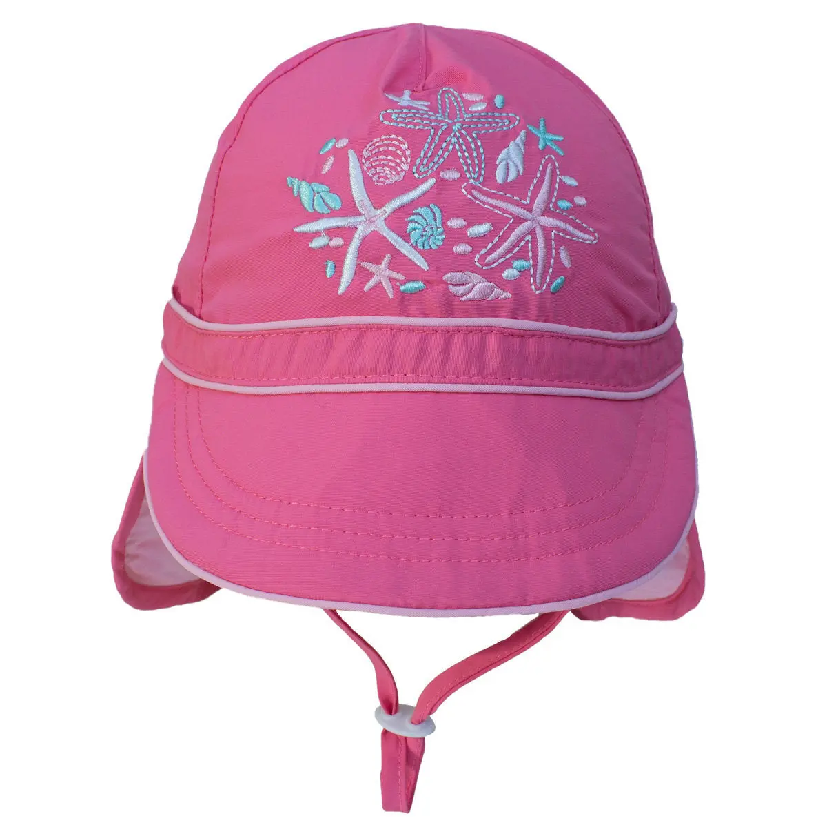 Uv Flap Hat - Racy Red 2