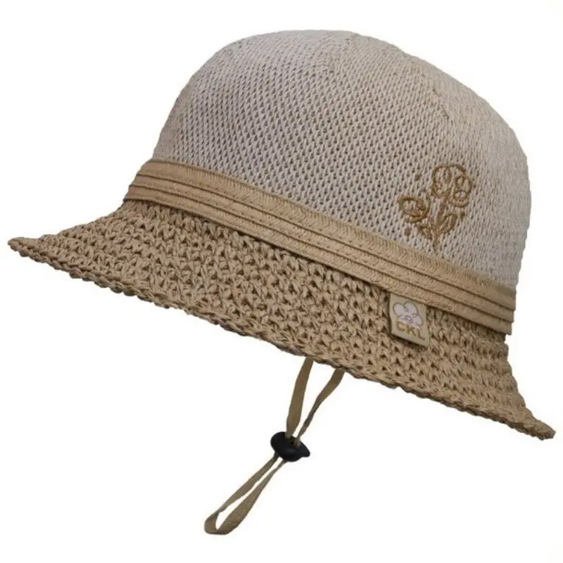 Girls Straw Beach Hat 1