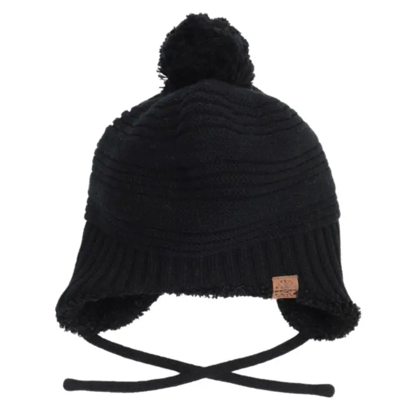 Knitted Pom Pom Hat 1