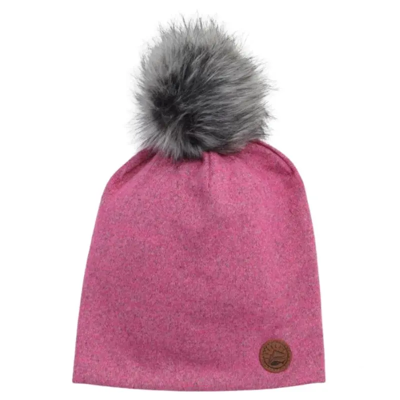 Pom Pom Knit Slouchy Beanie 2