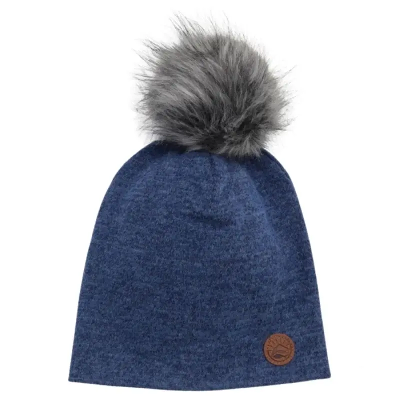 Pom Pom Knit Slouchy Beanie 1