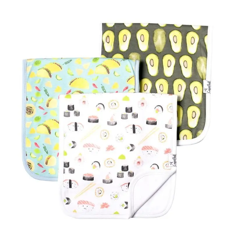 Premium Burp Cloths - 3 Pack 1