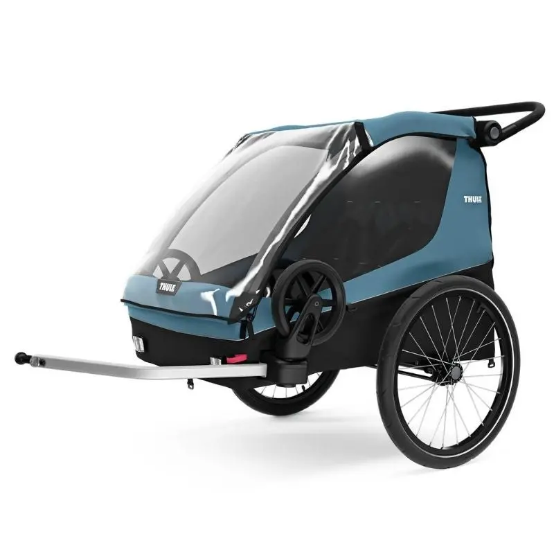 Courier 2-Seat Kids Cargo Bike Trailer 1