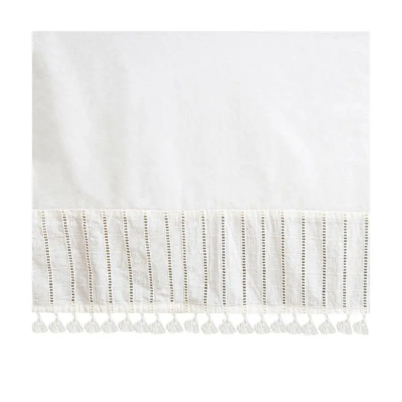Off-White Boho Crib Skirt 1