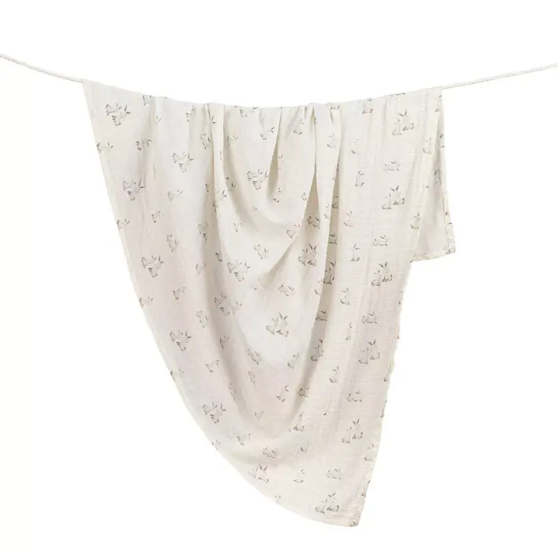 Organic Muslin Swaddle Blanket - 1 Pack 1