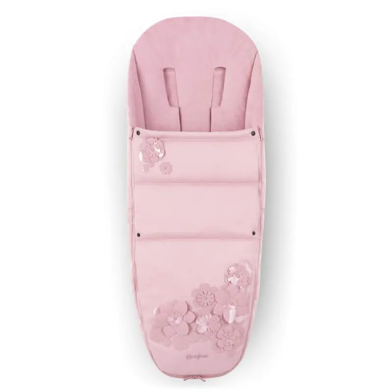 Platinum Footmuff - Simply Flowers 1