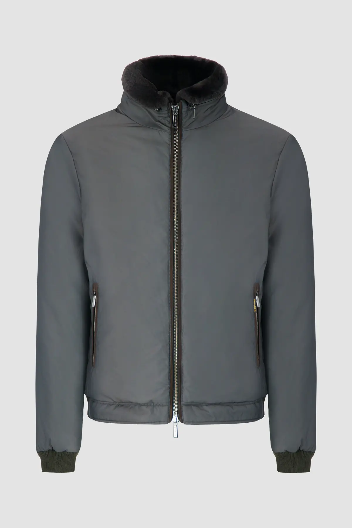 Moorer Anthracite Celotti-Lam-Wk Jacket 1