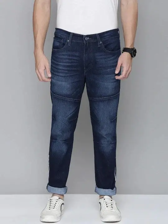 Men's 511 Blue Slim Fit Mid Rise Jeans 6