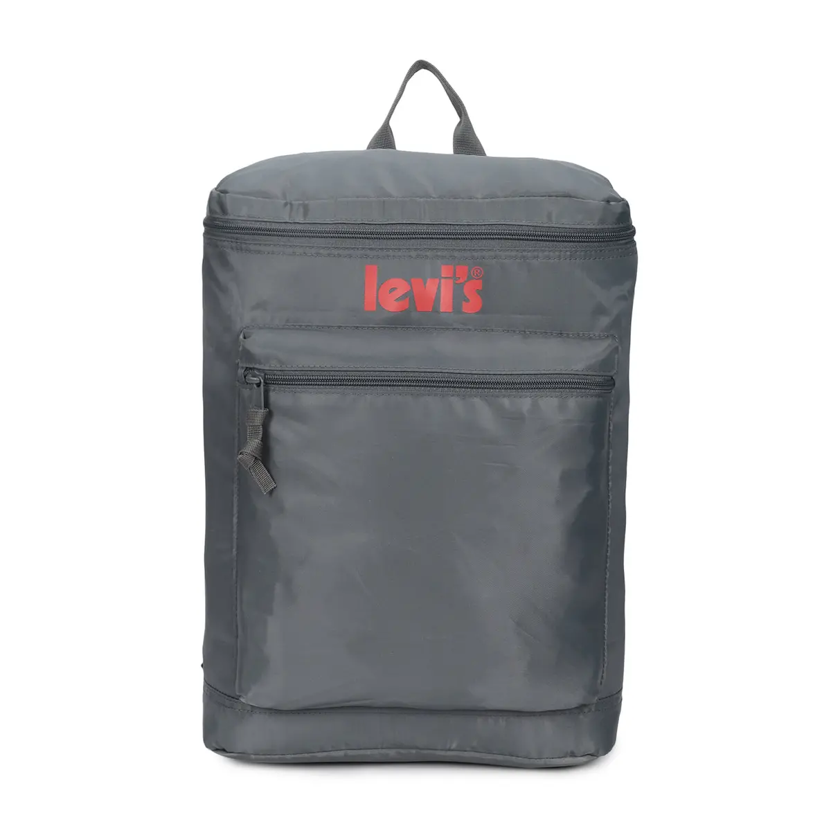 Men's Grey Solid Rucksack 1