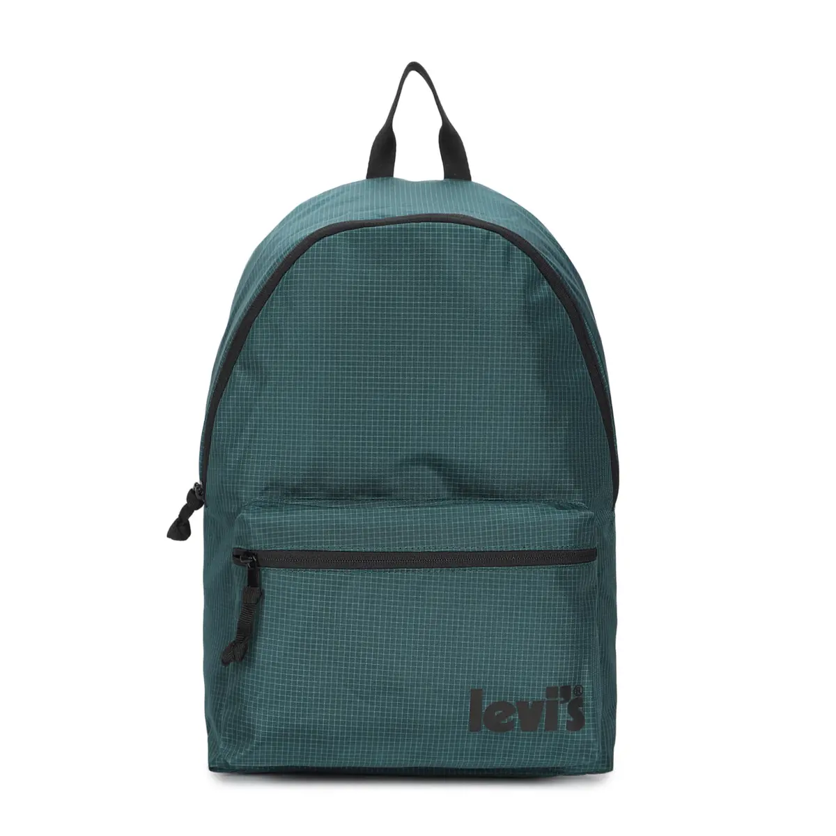 Men's Teal Green Solid Backpack 1