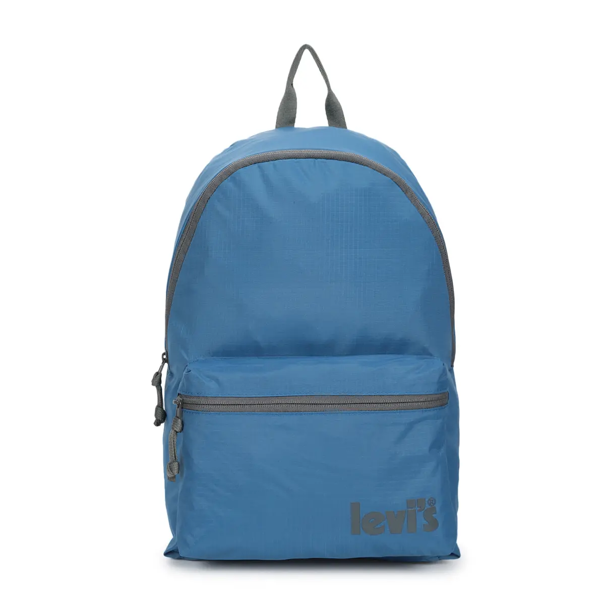 Men's Teal Blue Solid Backpack 1