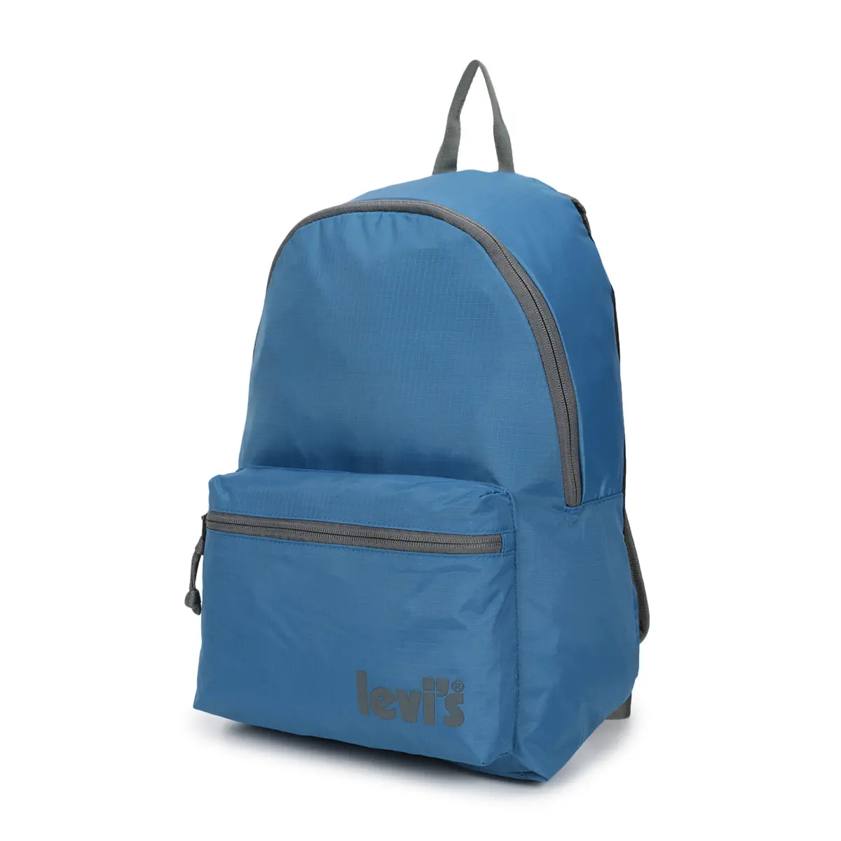 Men's Teal Blue Solid Backpack 2