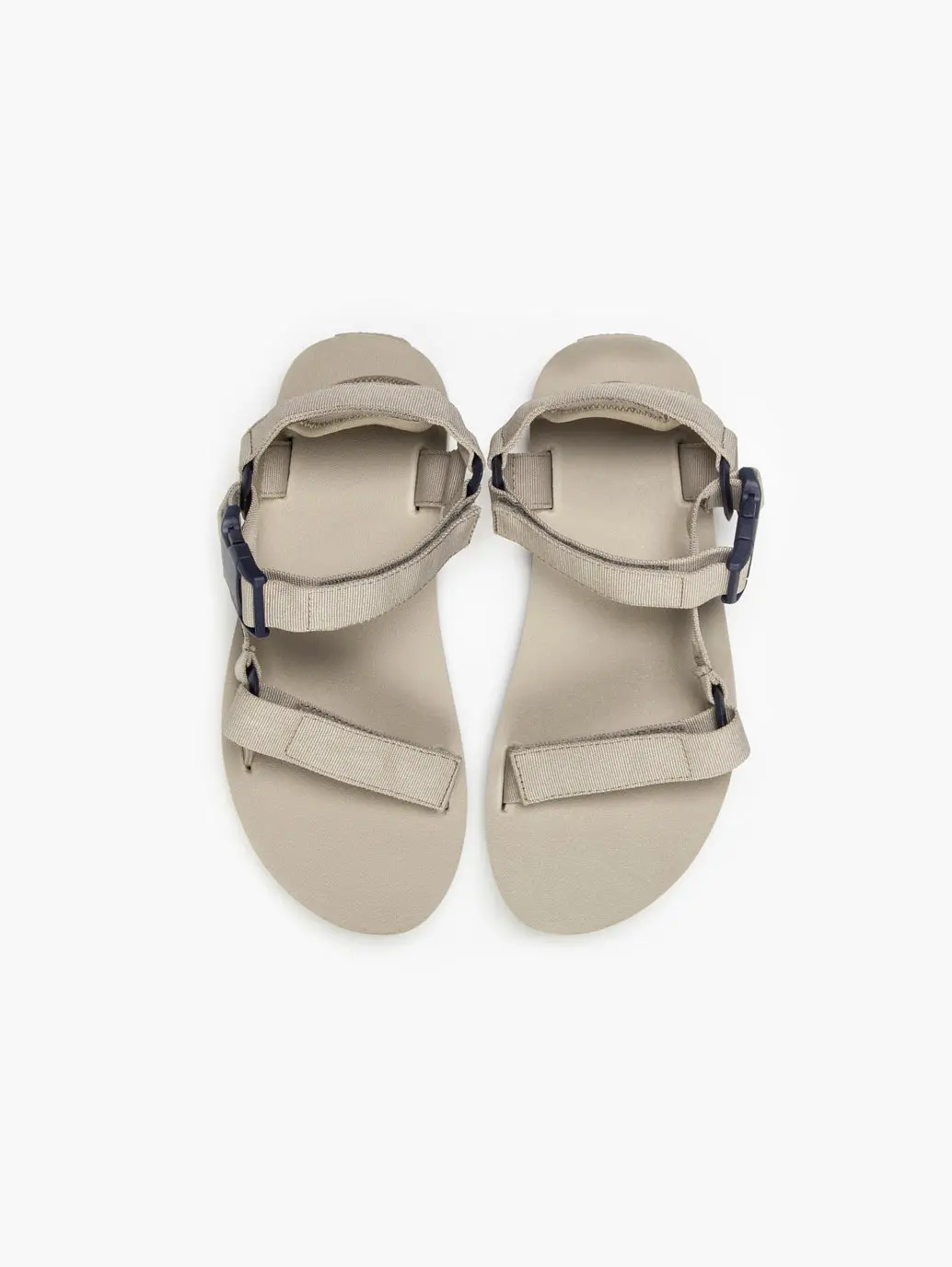 Men's Beige Solid Sandals 3