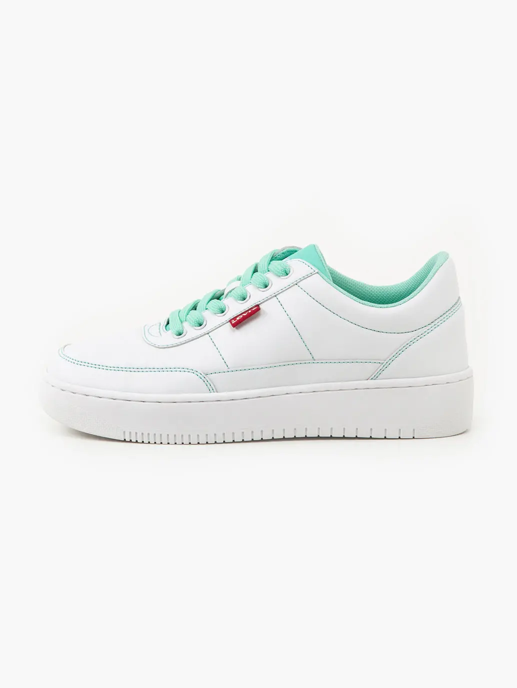 Women's White Brand Logo Shoes 1