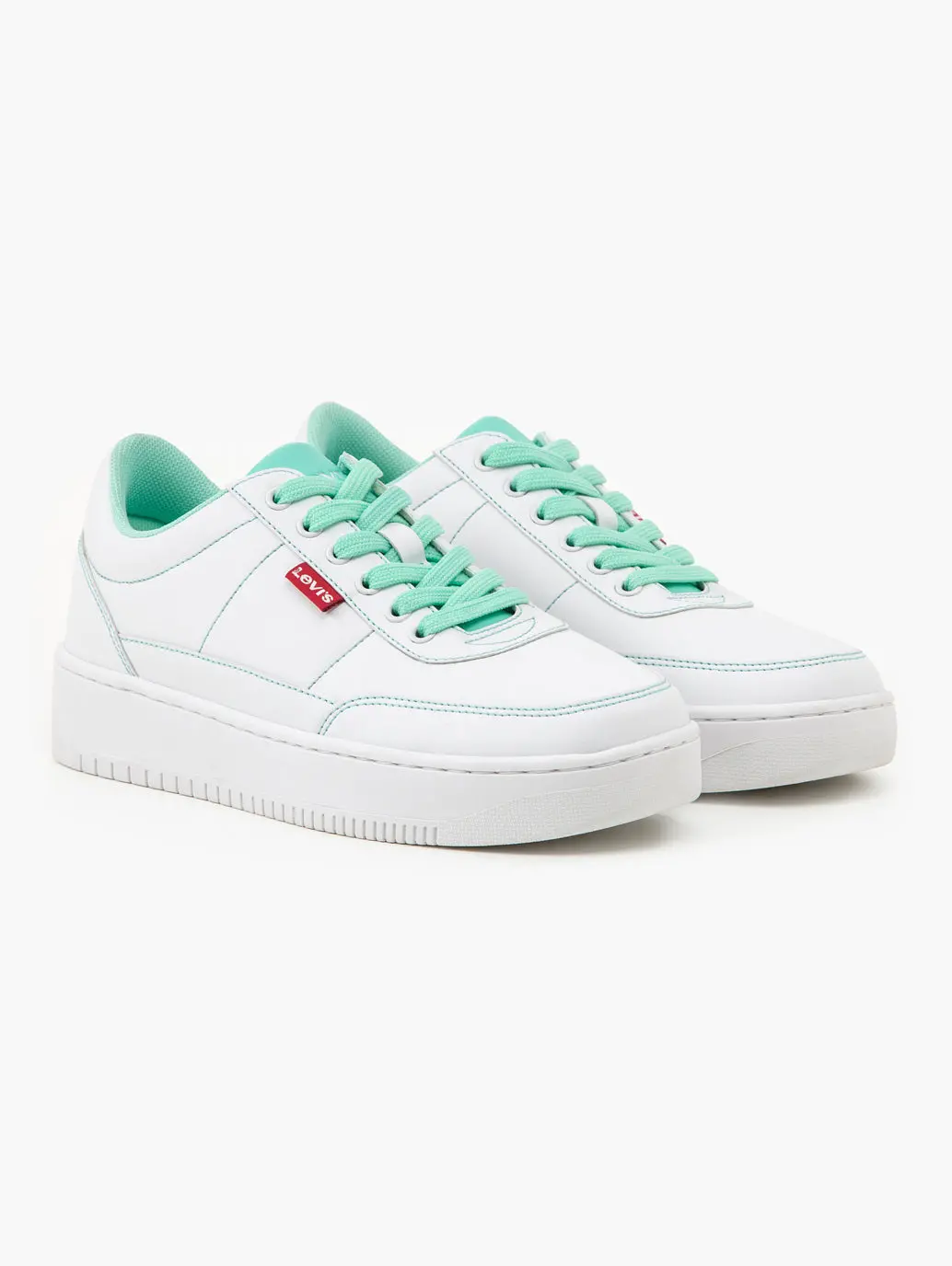 Women's White Brand Logo Shoes 2
