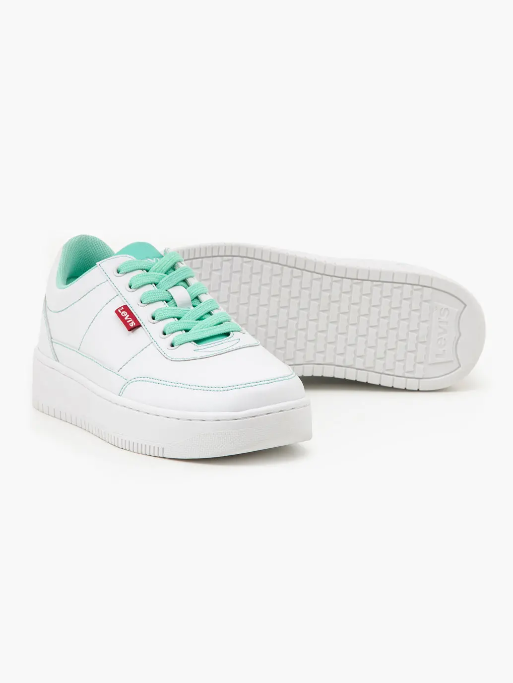 Women's White Brand Logo Shoes 4