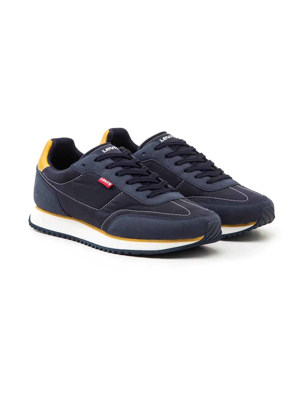Men's Navy Colorblock Shoes 1