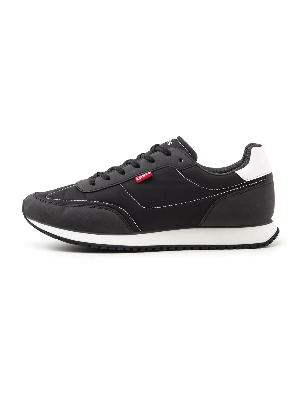 Men's Black Brand Logo Shoes 1