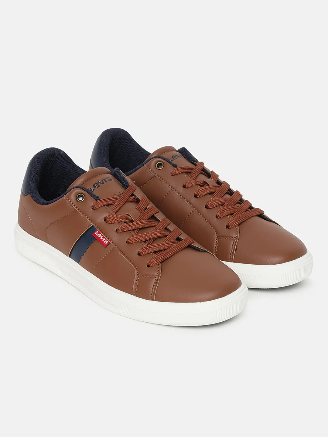 Men's Brown Colorblock Shoes 1