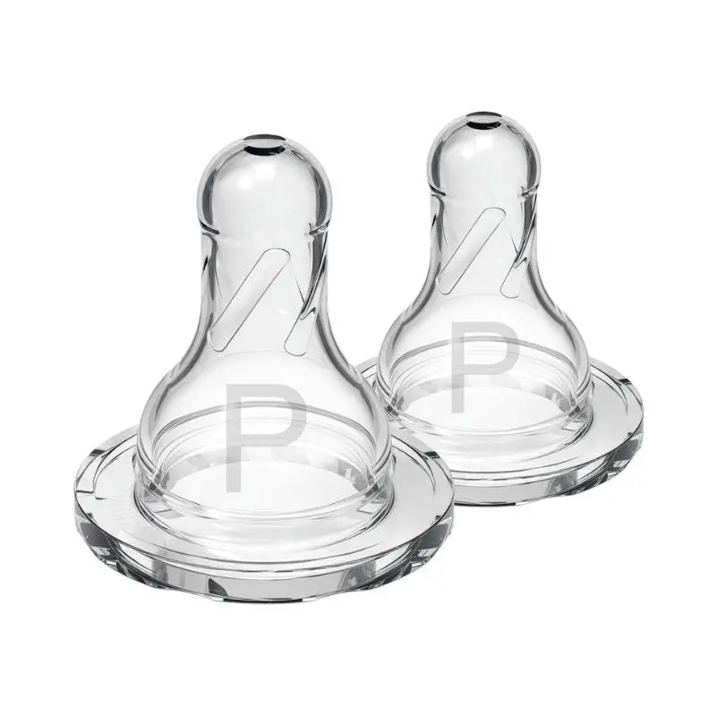 Narrow Bottle Nipples - 2 Pack 1