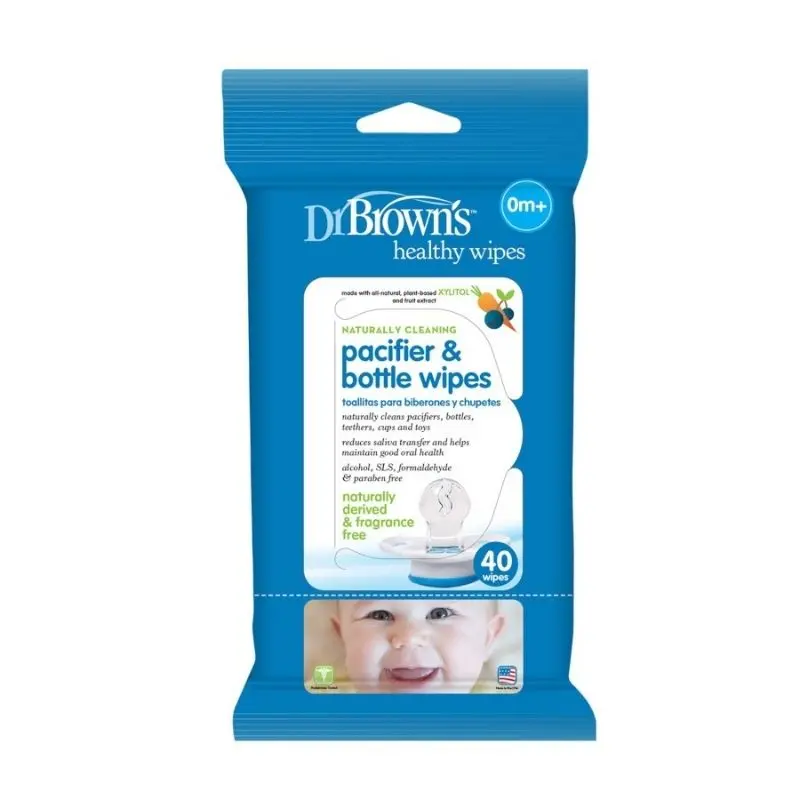Pacifier & Bottle Wipes - 40Pk 1