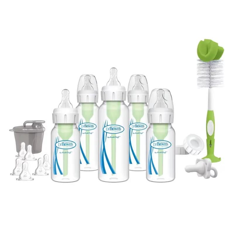 Natural Flow Anti-Colic Options+ Narrow Baby Bottle Gift Set 1