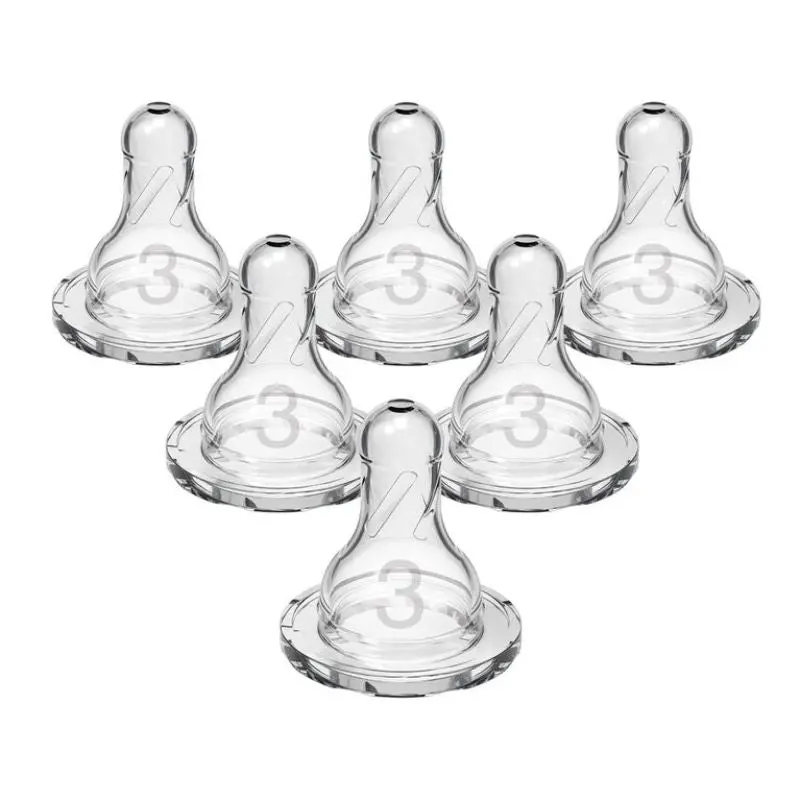 Silicone Narrow Nipples - 6 Pack 3