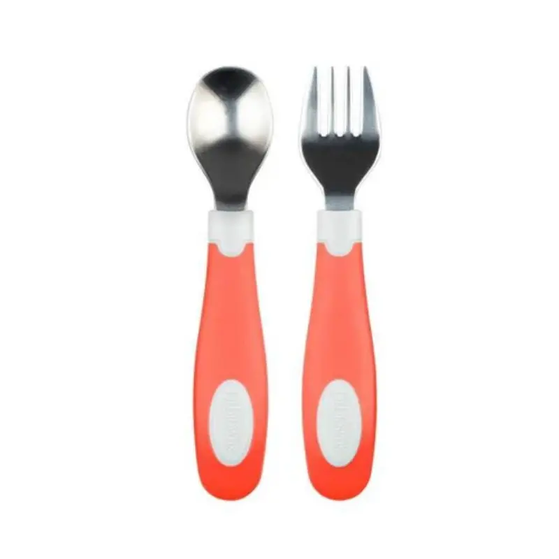 Soft Grip Fork & Spoon Set 1