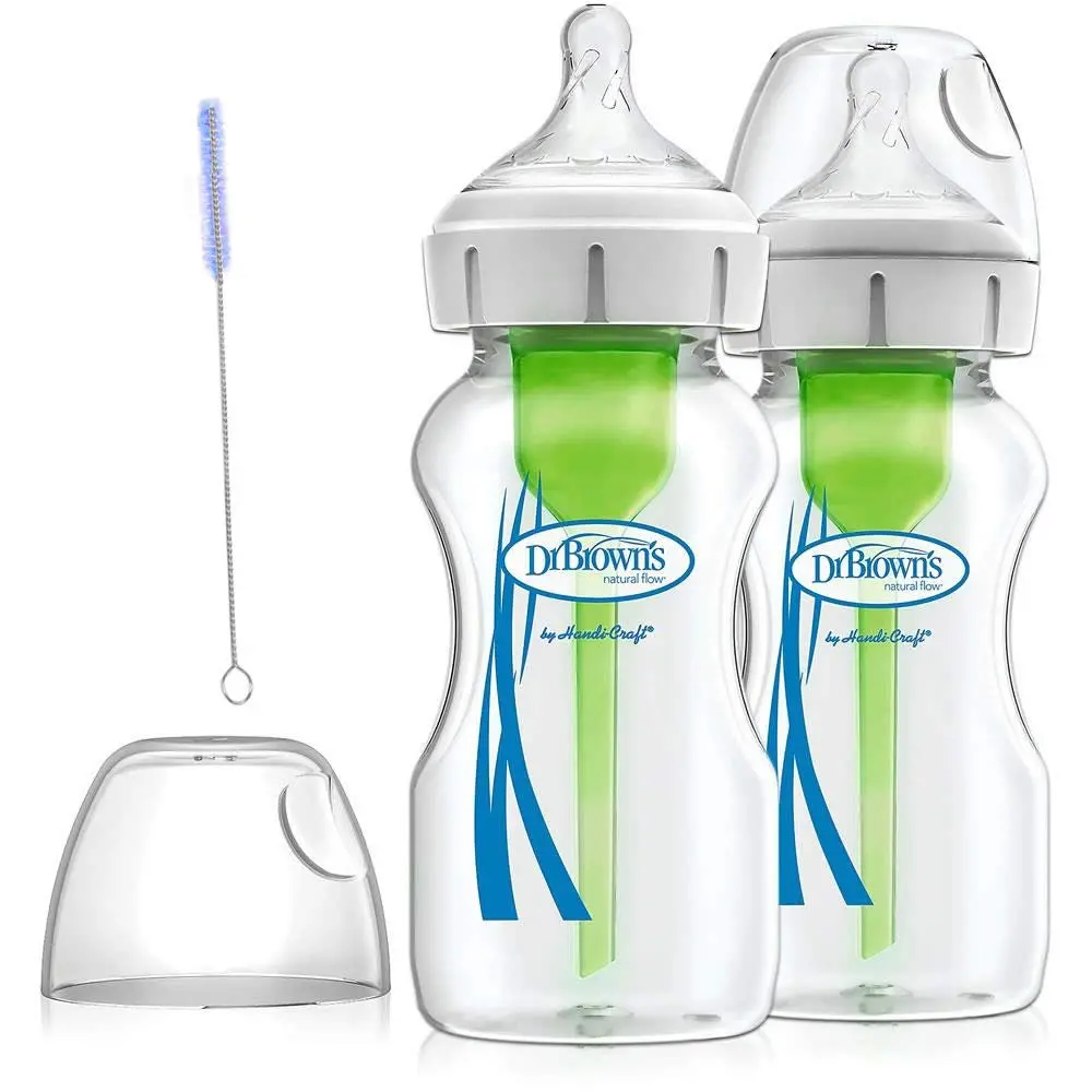 Options+ 9Oz Wide-Neck Bottle - 2 Pack 1