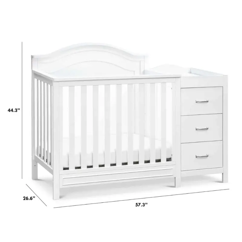 Charlie 4-In-1 Convertible Mini Crib And Changer 2