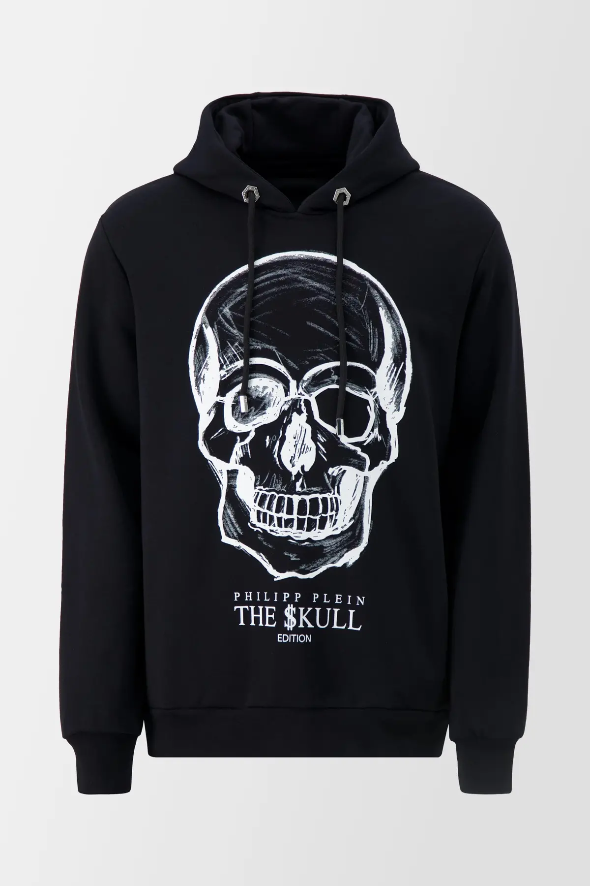 Philipp Plein Black Skull Print Hoodie 1