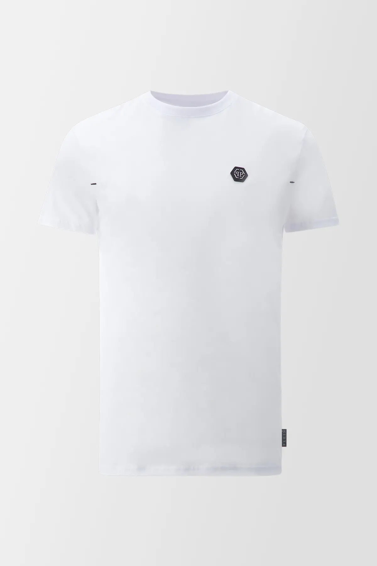 Philipp Plein White Round Neck Ss Istitutional T-Shirt 1