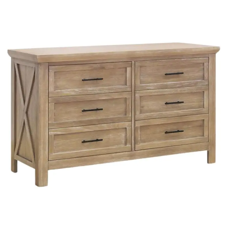 Emory Farmhouse 6-Drawer Double Dresser 1