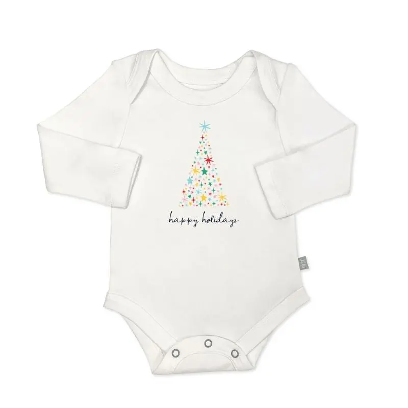 Holiday Graphic Long Sleeve Bodysuit 1