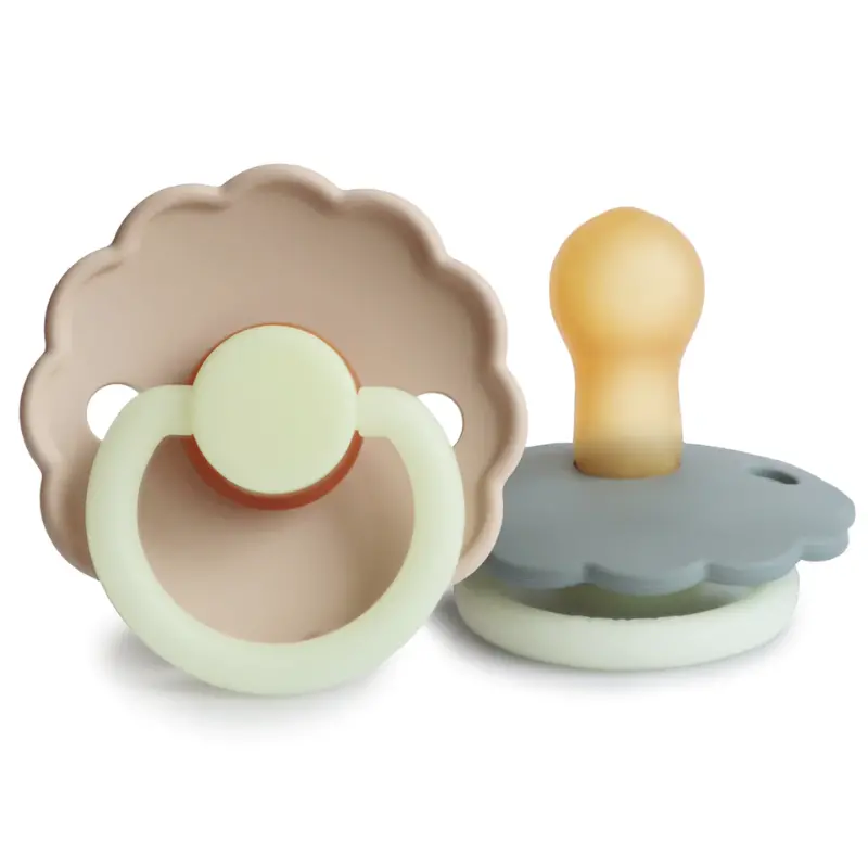 Daisy Natural Rubber Pacifier - 2 Pack 1