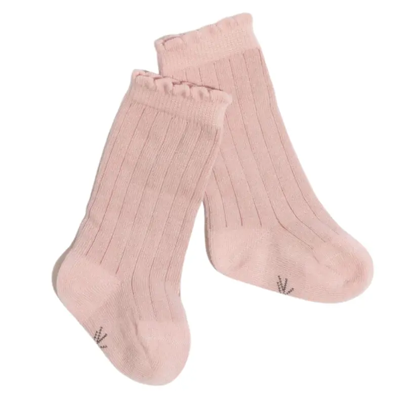 Scalloped Knee High Sock 1