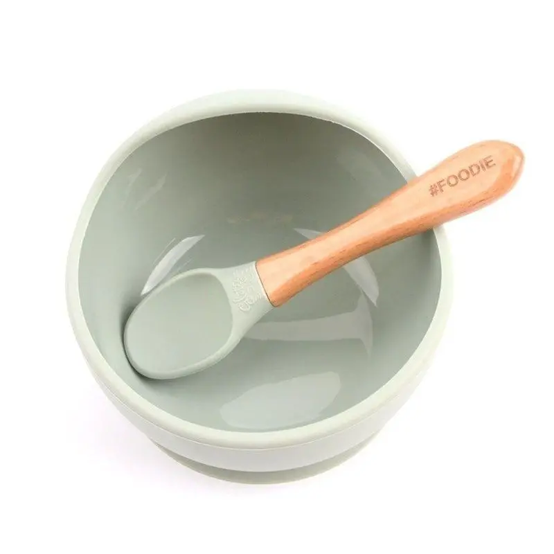 Silicone Bowl + Spoon Set 9