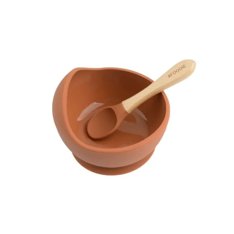 Silicone Bowl + Spoon Set 1
