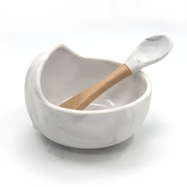 Silicone Bowl + Spoon Set 4