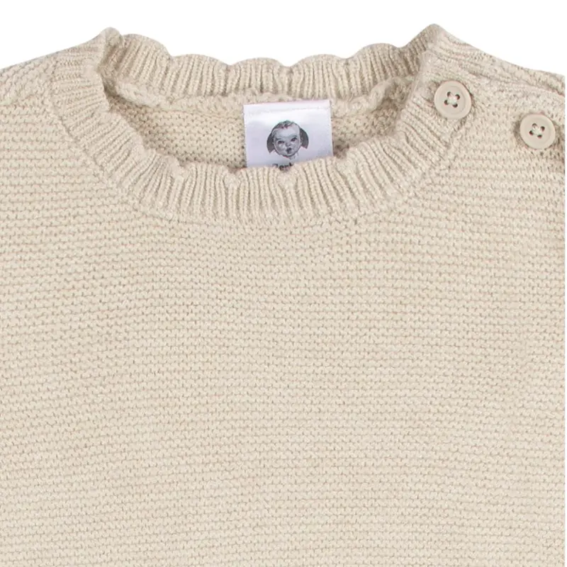 Sweater Knit Footless Romper 3