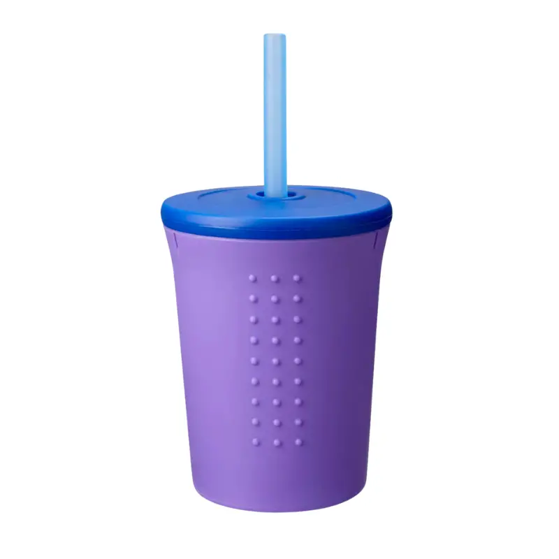 Silicone Kids Straw Cup - 12 Oz 1